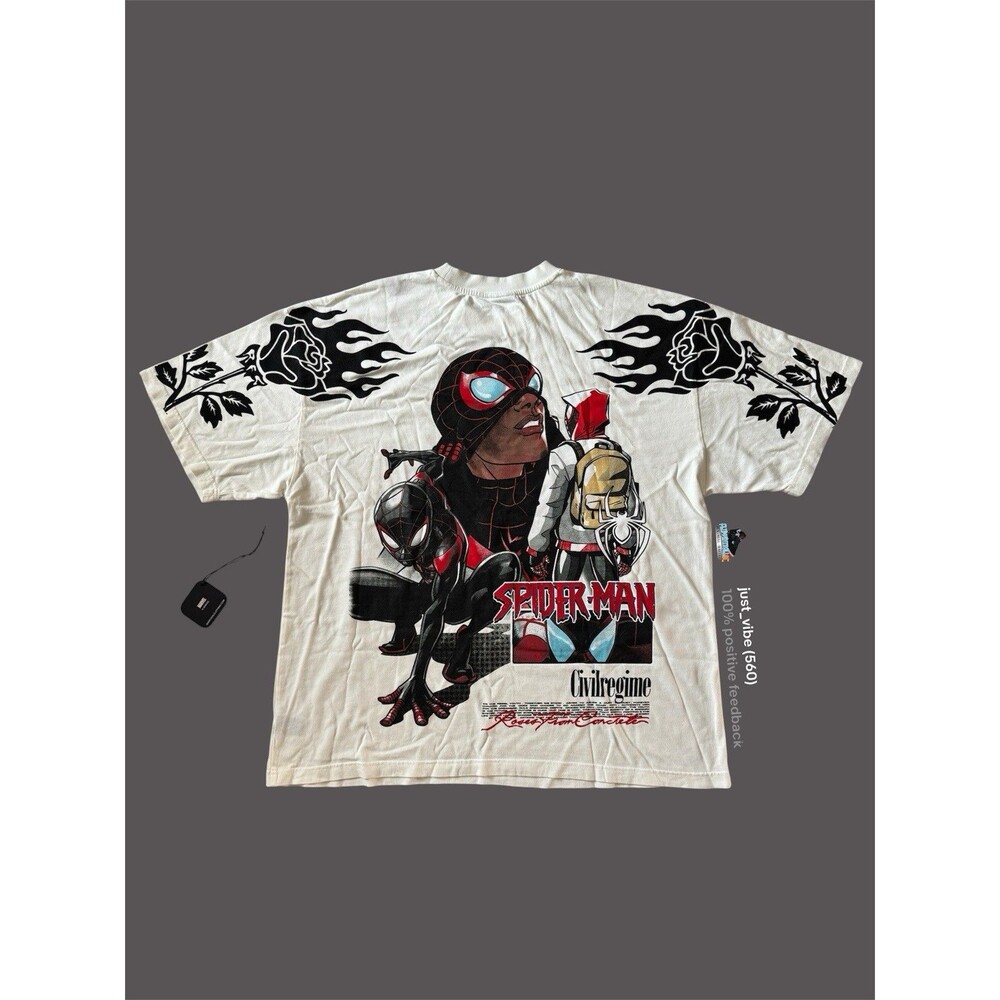 Civil Regime x Spiderman “Swinging Through Chaos” Men’s 3XL NWT